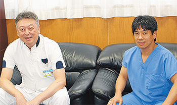 福江院長（左）と石井医師