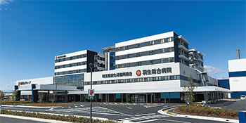 旧病院から800m ほど離れた場所に地上6階建てで竣工する新病院