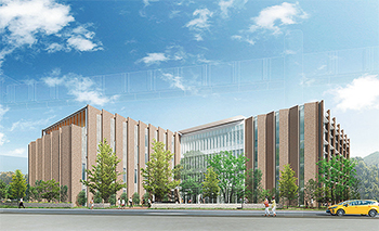 校舎は地上４階建てで2020年2月竣工予定（イメージ図）
