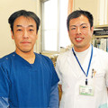 富樫センター長（左）と阿部ＰＴ