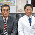 指定申請で中心的役割を果たした太田院長（右）と岸・事務部長