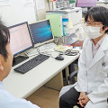 「“患者さんありき”の医療を学びました」と林・初期研修医