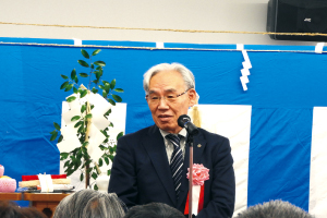 「地域に貢献する徳洲会の拠点ができるのは本当にうれしい」と東上理事長